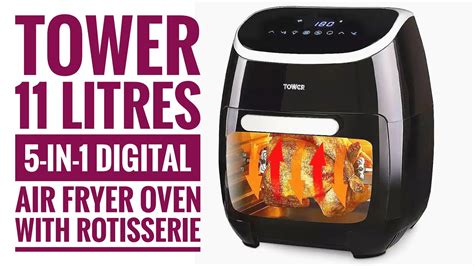 SAVE UP TO 50% ON ENERGY: Cooking food 30% faster, <strong>Tower Air Fryers</strong> use less power than conventional ovens. . Tower 5in1 air fryer rotisserie instructions
